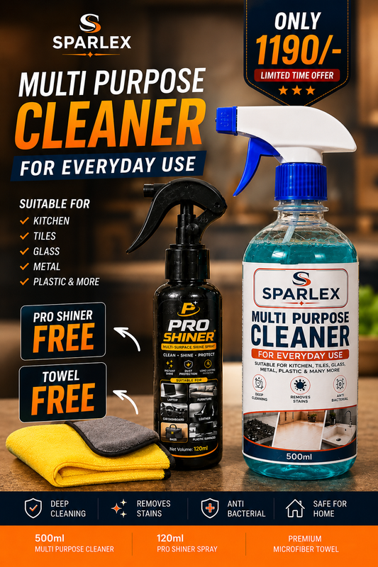 Sparlex Multi Purpose Cleaner ( “deal “ Pro Shiner +Towel Free)